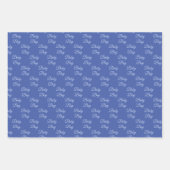 Cute Blue Baby Boy Pumpkin Custom Patterned Inpakpapier Vel (Voorkant 2)