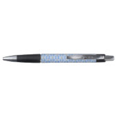 Cute Blue Baby Boy Pumpkin Patterned Pen (Achterkant)