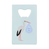 Cute Blue Baby Boy Stork (Devant)