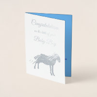 Cute Blue Baby Boy Unicorn-creditcard