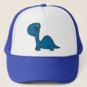 Cute Blue Baby Dinosaur Trucker Pet