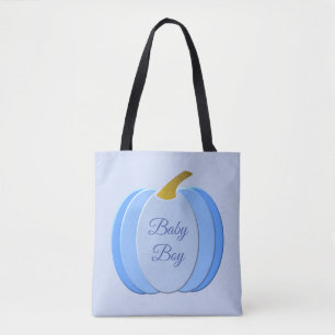 Cute Blue Baby Pumpkin - Aangepast Draagtas