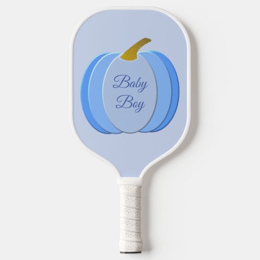 Cute Blue Baby Pumpkin - Aangepast Pickleball Paddle (Voorkant)