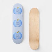 Cute Blue Baby Pumpkin - Aangepast Skateboard (Voorkant)