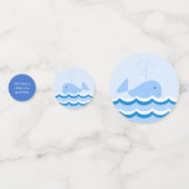 Cute Blue Baby shower Confetti (Voorkanten)