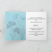 Cute Blue Baby Shower Invitation – Customizable  (Intérieur)