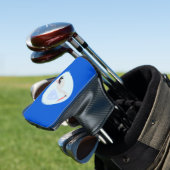 Cute Blue Baby Stork Golfheadcover (Insitu)