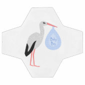 Cute Blue Baby Stork Voetbal (Enkel)