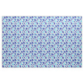 Cute Blue Balloon Pattern Kinder Stof (Yard (91,4 cm))