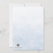 Cute Blue Boy Baby Shower Invitation (Dos)