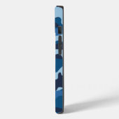 Cute Blue Camouflage Case-Mate iPhone Case (Achterkant / Links)