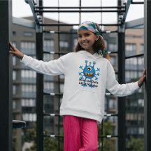 Cute Blue Cartoon Monster Funny Fun voor kinderen