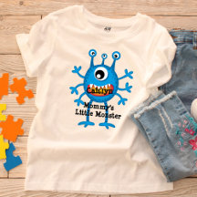 Cute Blue Cartoon Monster Funny Fun voor kinderen