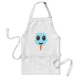 Cute Blue Cotton Snoep Standaard Schort