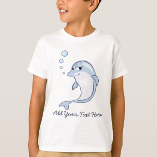 Cute Blue Dolphin T-shirt