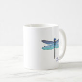 Cute Blue Dragonfly Mugs Café Tasses (Devant droit)