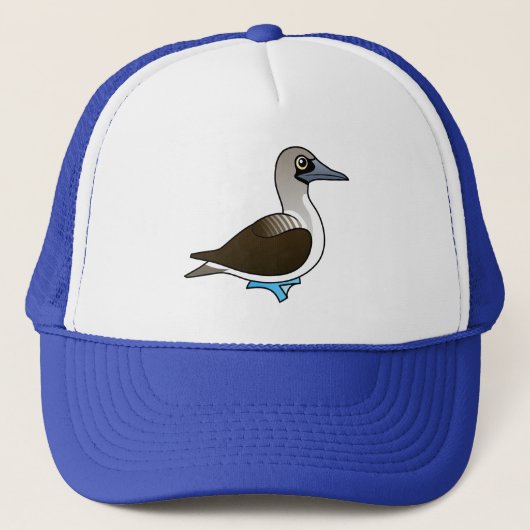 Cute Blue-footed Booby Trucker Pet (Voorkant)