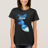 Cute Blue Fox, Animals T-shirt (Voorkant)