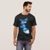 Cute Blue Fox, Animals T-shirt (Voorkant volledig)