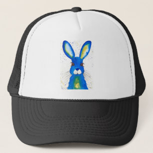 Cute Blue hare Trucker Pet