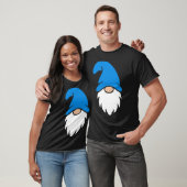 Cute Blue Hat Christmas Gnome T-shirt (Unisex)