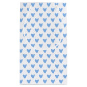 Cute Blue Hearts Patroon Klein Cadeauzakje (Achterkant)