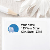 Cute Blue Hedegel Etiket (Insitu)