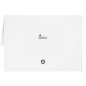 Cute Blue Hippo persoonlijke fotokaart (Achterkant Horizontaal)