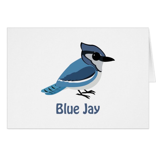 Cute Blue Jay (Voorkant Horizontaal)