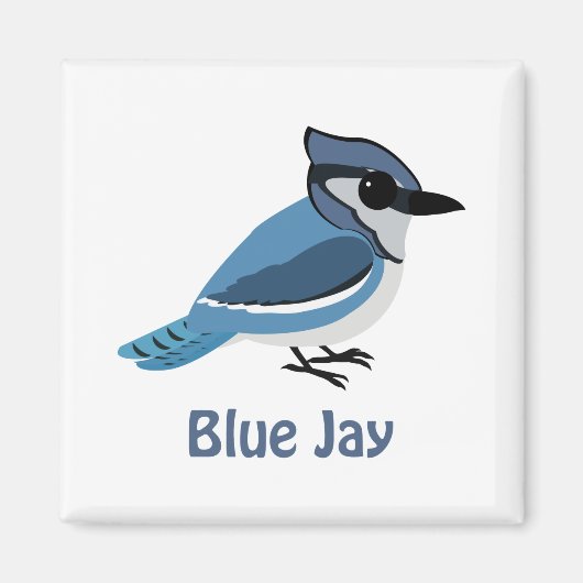 Cute Blue Jay Magneet (Voorkant)