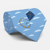 Cute Blue Kite Stropdassen (Opgerold)