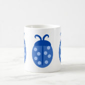 Cute Blue Ladybug Mok (Center)