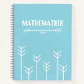 Cute Blue Notebook Notitieboek (Voorkant)