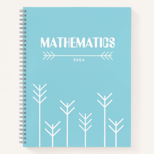 Cute Blue Notebook Notitieboek (Voorkant)