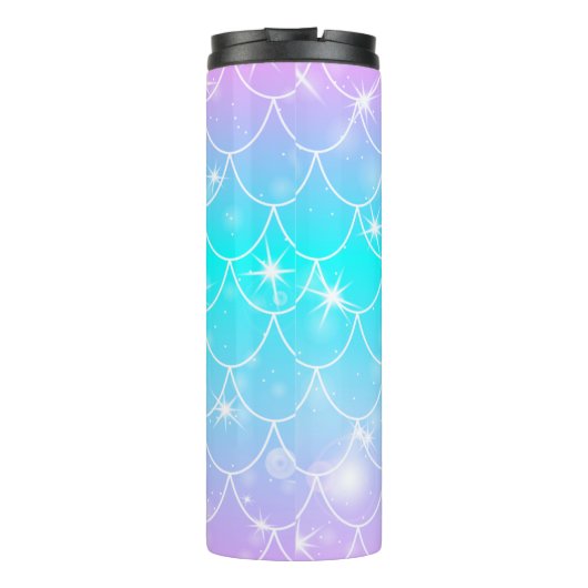 Cute blue octopus thermosbeker (Achterkant)