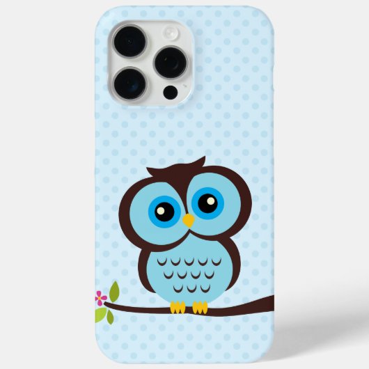 Cute Blue Owl Case-Mate iPhone Case (Achterkant)