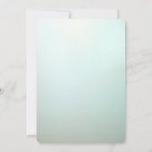 Cute Blue Pink Bird Floral Baby Shower Invitation (Dos)