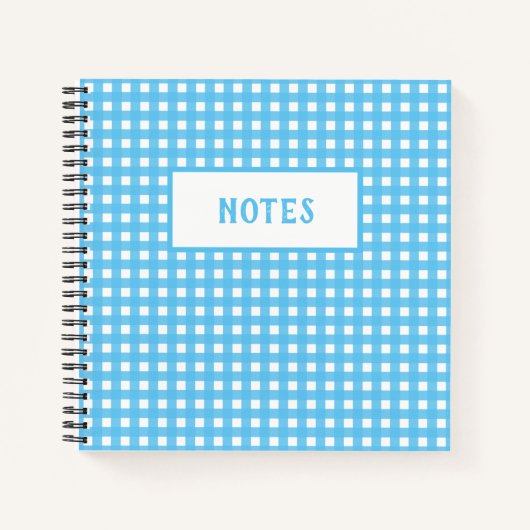 Cute Blue Sky en White Play Day Notitieboek (Voorkant)