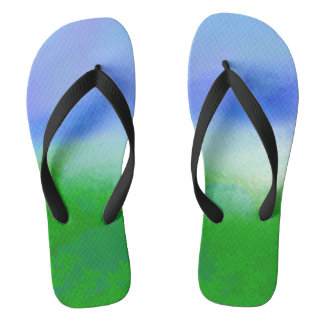 Cute Blue SKY GREEN Modern Woman Teenslippers