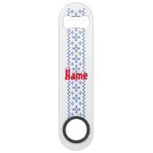 Cute Blue Snowflakes Motif Thunder_Cove (Dos)