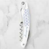 Cute Blue Snowflakes Pattern Thunder_Cove Kurkentrekker (Voorkant)