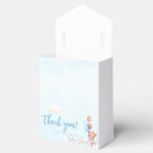 Cute Blue Teddy Bear Baby shower Bedankdoosjes (Geopend)