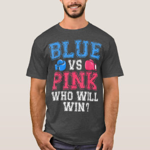 Cute Blue tegen Roze Gender Rekaling Party Boxer T-shirt