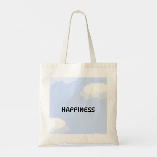 Cute blue tote bag  (Dos)