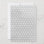 Cute Blue Whale Baby shower Invitation - Garçon (Dos)