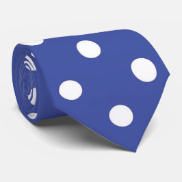 Cute blue white polka puntpatroonpatroon stropdas