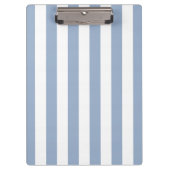 Cute Blue & White Stripe Clipboard  Klembord (Voorkant)