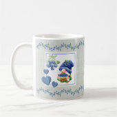 Cute Blueberry Gnome Life is Berry Sweet Mug (Gauche)