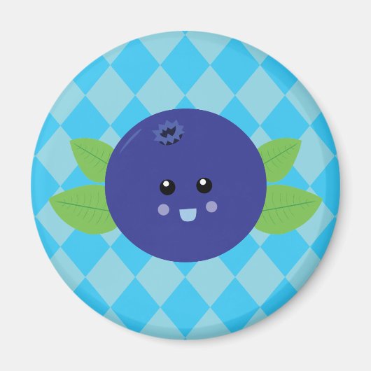 Cute Blueberry Magneet (Voorkant)