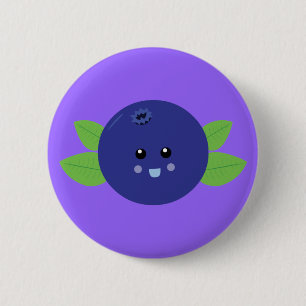 Cute Blueberry Ronde Button 5,7 Cm